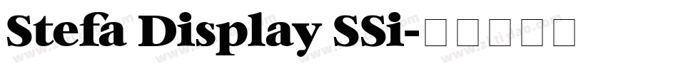 Stefa Display SSi字体转换